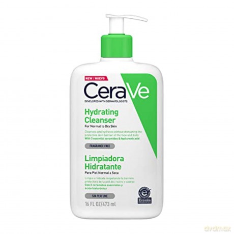 CeraVe (Hydrating Cleanser) Cleansing Emulsion (Hydrating Cleanser) - Volume: 473 ml