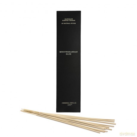 Cereria Mollá Incense sticks black Mediterranean Blue 20 pcs