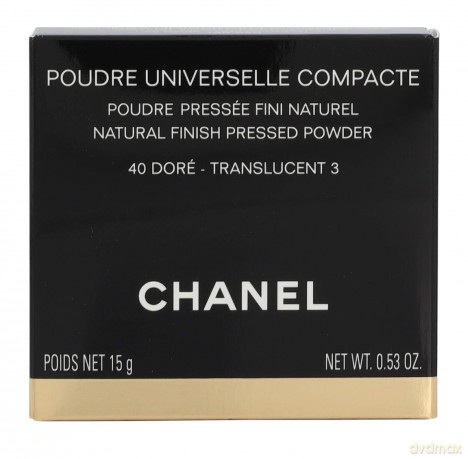 Chanel Compact powder for a natural matte look Poudre Universelle COMPAC (Natural Finish Pressed Powder) 15 g - Shade: 40 Doré - Transluscent 3