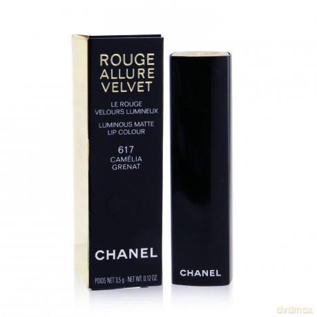 Chanel Long-lasting matte lipstick Rouge Allure Velvet (Luminous Matte Lip Colour) 3.5 g - Shade: 617 Camélia Grenat