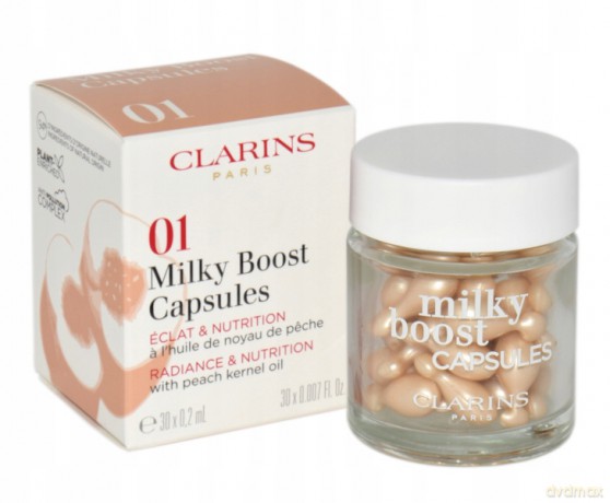 Clarins Brightening make-up in Milky Boost Capsules 30 ml - Shade: 01