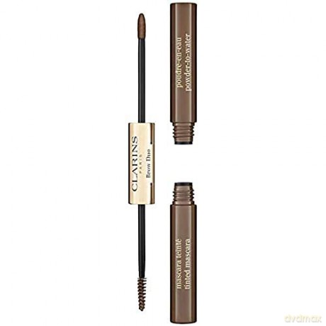 Clarins Eyebrow mascara 2 in 1 Brow Duo (Eyebrow Powder And Mascara) 2.8 g - Shade: 03 Cool brown