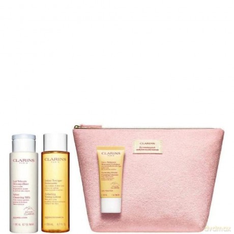 Clarins Gift set for cleansing normal to dry skin Perfect Clean sing