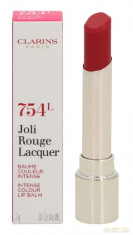 Clarins Lipstick Lipstick Joli Rouge Lacquer (Lip Stick) 3g - Shade: 754L Deep Red