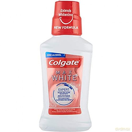 Colgate Whitening mouthwash without alcohol Max White Expert - Volume: 250 ml
