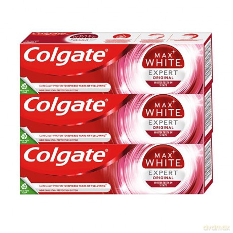 Colgate Whitening toothpaste Max White Expert Original 3 x 75 ml