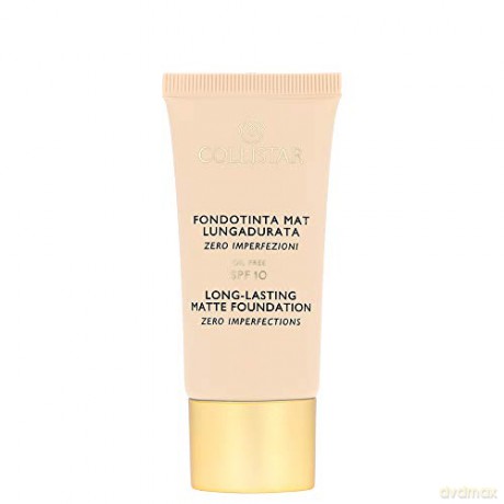Collistar (Long Lasting Matte Foundation) SPF 10 (Long Lasting Matte Foundation) 30 ml - Shade: 3 Nude