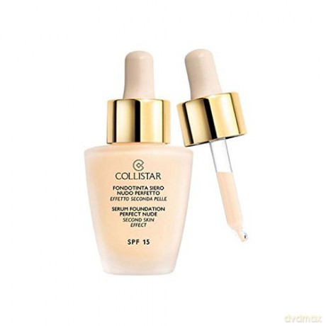 Collistar Liquid Makeup with (Serum Foundation Perfect Nude) 30 ml - Shade: 00 Cameo