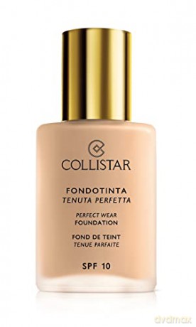 Collistar Makeup for a perfect appearance SPF 10 (Perfect Wear Foundation) 30 ml - Shade: 01 Nude