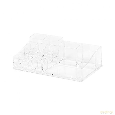 Compactor Cosmetic organizer Compactor 14 compartments - clear plastic