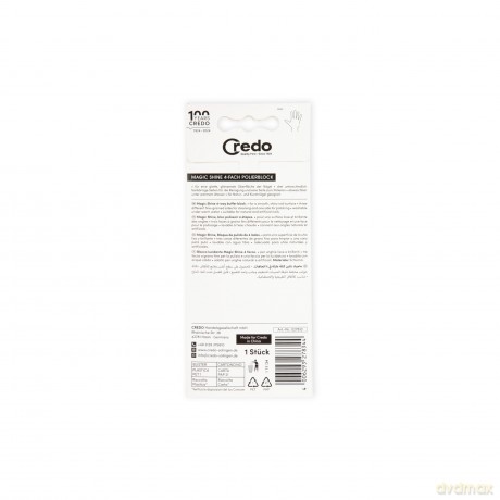 Credo Solingen Polishing block for nails, four-sided
