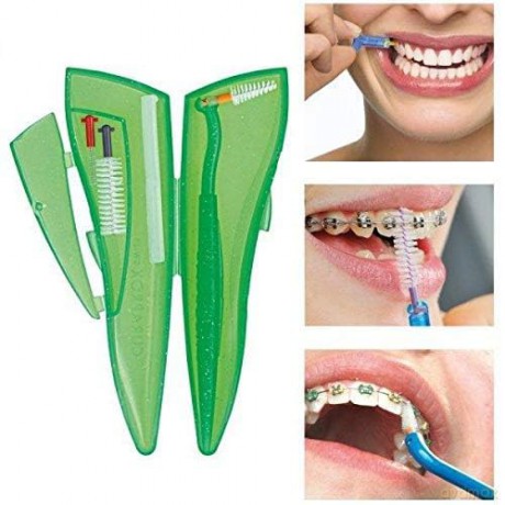 Curaprox Cleaning Kit Braces (Ortho Pocket Set 07,14,18 + UHS) - Variant: 451 pink