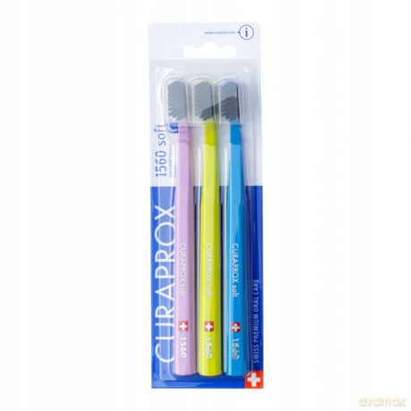Curaprox Gentle toothbrush 1560 Soft 3 pc