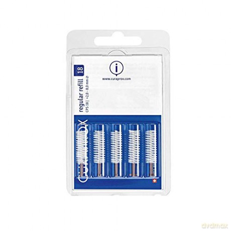 Curaprox Regular replacement interdental brushes CPS 18 - 8.0 mm Purple (Refill) 5 pcs