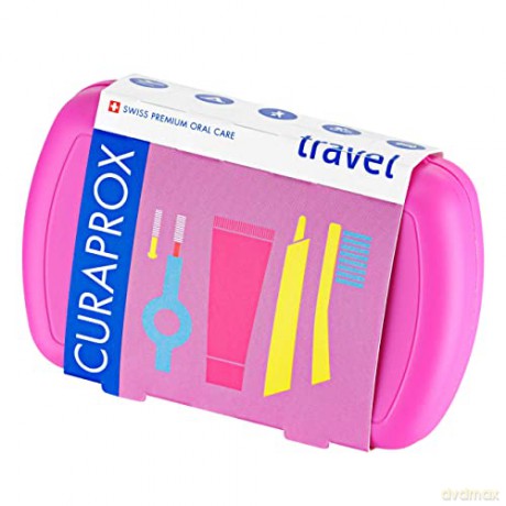 Curaprox Travel set pink