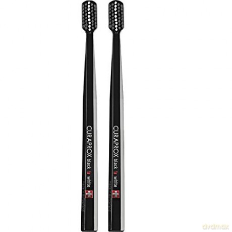 Curaprox Ultra Black Teeth Black Is White - Duo Pack Black