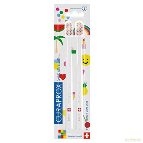 Curaprox Ultra Fine 5460 Ultra Soft Duo Pack - Pop Art Edition