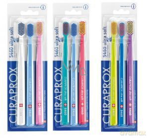 Curaprox Very fine toothbrush 5460 Summer Fish 3 pcs