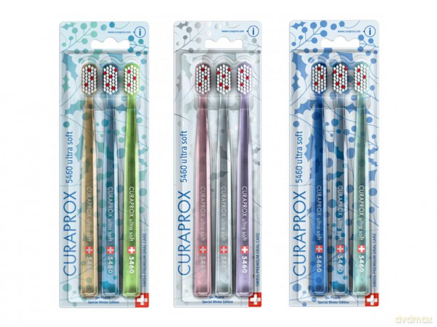 Curaprox Very fine toothbrush 5460 Summer Fish 3 pcs