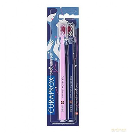 Curaprox Very fine toothbrush 5460 Ultra Soft Love Edition 2020 2 pcs