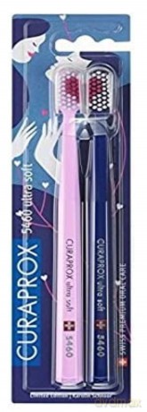 Curaprox Very fine toothbrush 5460 Ultra Soft Love Edition 2020 2 pcs