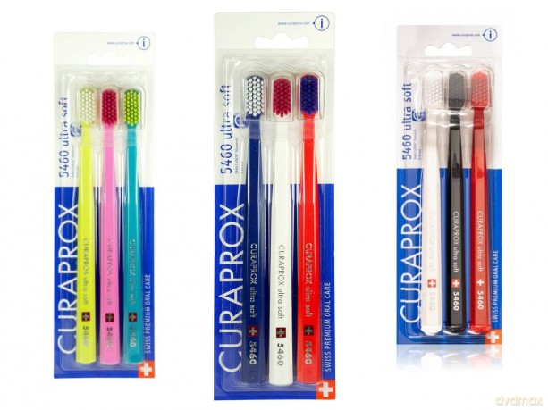 Curaprox Very soft toothbrush 5460 Ultra Soft 3 pc