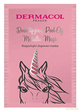 Dermacol (Beautifying Brightening Peel-Off Metallic Mask) 15 ml