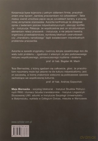 Człowiek Korporacji Od Normatywizmu Do Afirmacji Własnego Ja - Maja Biernacka [KSIĄŻKA]