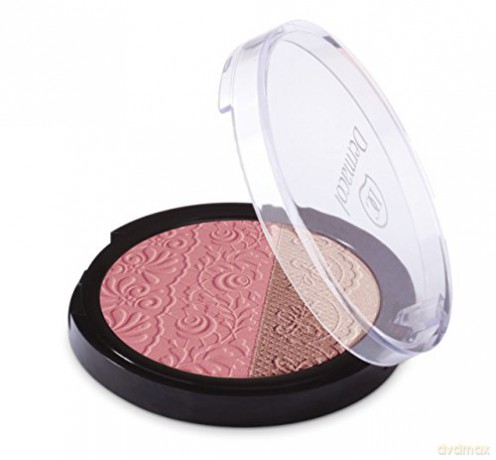 Dermacol DUO blusher with embossed lace (Duo Blusher) 8.5 g - Shade: no. 1