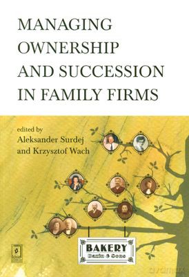 Managing Ownership And Succession In Family Firms - Aleksander Surdej, Krzysztof Wach [KSIĄŻKA]