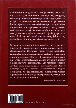 Kultura I Gospodarka - Jacek Kochanowicz, Mirosława Marody [KSIĄŻKA]