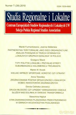 Studia Regionalne I Lokalne Nr 1/2010 [KSIĄŻKA]