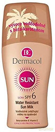 Dermacol Waterproof moisturizing lotion spray SPF 6 Sun (Water Resistant Sun Milk) 200 ml