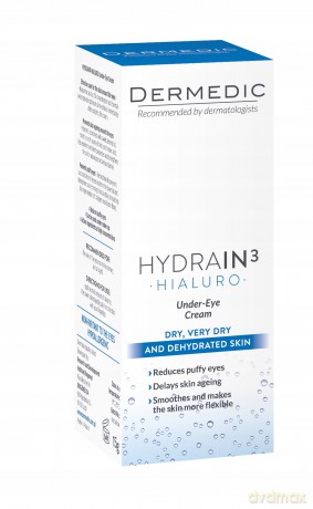 DERMEDIC Hydrain3 Hialuro 15 ml eye cream for dehydrated dry skin