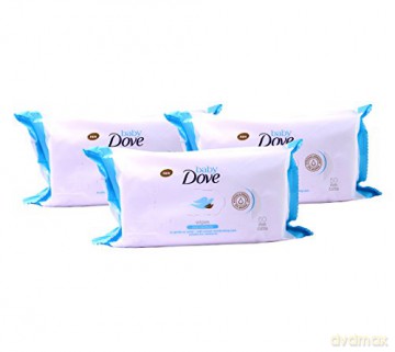 Dove (Rich Moisture Wipes) 50 Piece