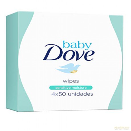 Dove Sensitiv e Baby wet wipes 4 x 50 pcs