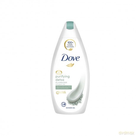 Dove Shower gel with green clay Purifying Detox (Shower Gel) - Volume: 500 ml