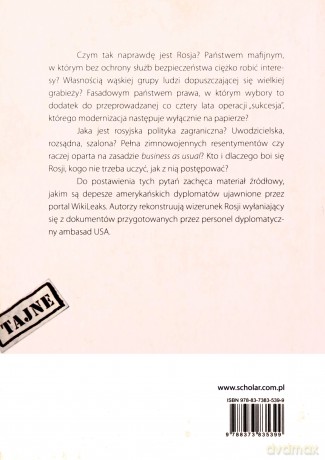 Rosja W Wikileaks - Alicja Curanovic,Szymon Kardaś [KSIĄŻKA]