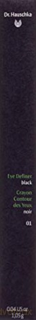 Dr. Hauschka (Kajal Eye Definer) 2v1 1.05 g - Shade: 01 Black