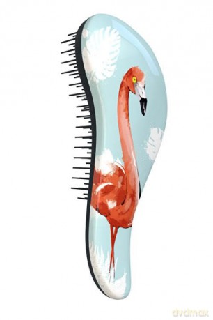 Dtangler Hair brush with Flamingo handle