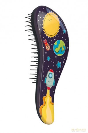 Dtangler Hair brush with Happy Go handle