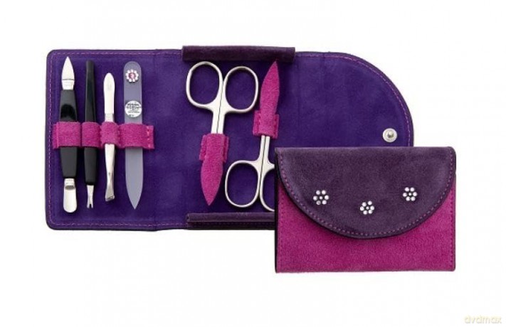 DuKaS Manicure set with round flap 6 pieces Premium Line PL 216FR