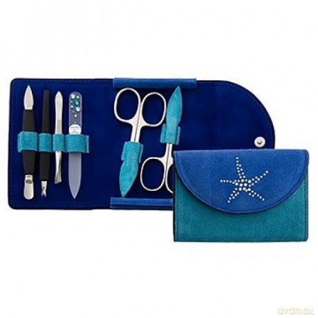 DuKaS Manicure set with round flap 6 pieces Premium Line PL 216MT