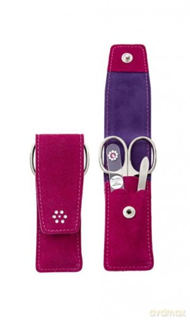 DuKaS Travel manicure set 3 pieces pink PL 874