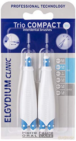 ELGYDIUM Interdental brushes Trio Compact 2 (3,5-1,9 mm) 6 pcs
