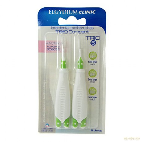 ELGYDIUM Interdental brushes Trio Compact 5 (8-7 mm) 6 pcs