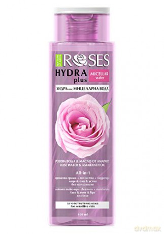 ELLEMARE Moisturizing micellar water for dry skin Roses Hydra Plus (Micellar Water) 400 ml