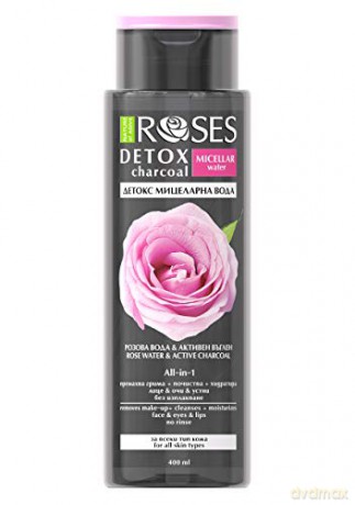 ELLEMARE Roses Detox Charcoal (Micellar Water) 400 ml