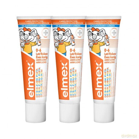 Elmex Children´s toothpaste Kids Trio 3 x 50 ml