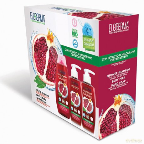 Eloderma Pomegranate body and hair care gift set